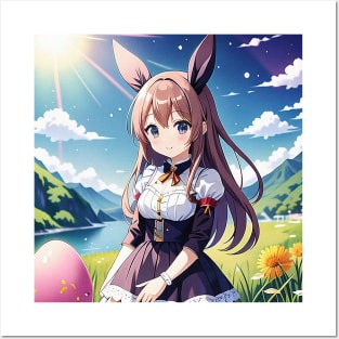 “Bunny Girl” Anime Easter Posters and Art